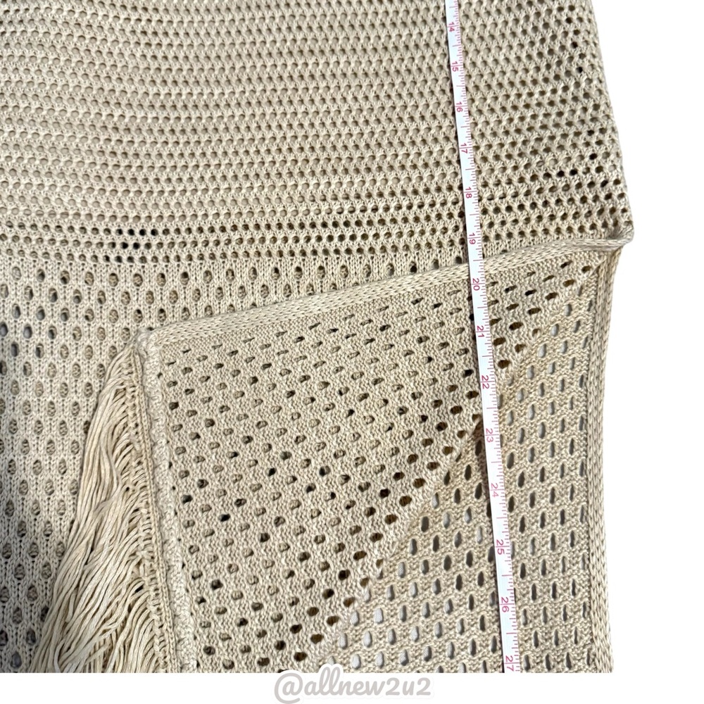 Ryegrass 2 Pc Cream Crochet Top and Skirt Set XS - Picture 10 of 17